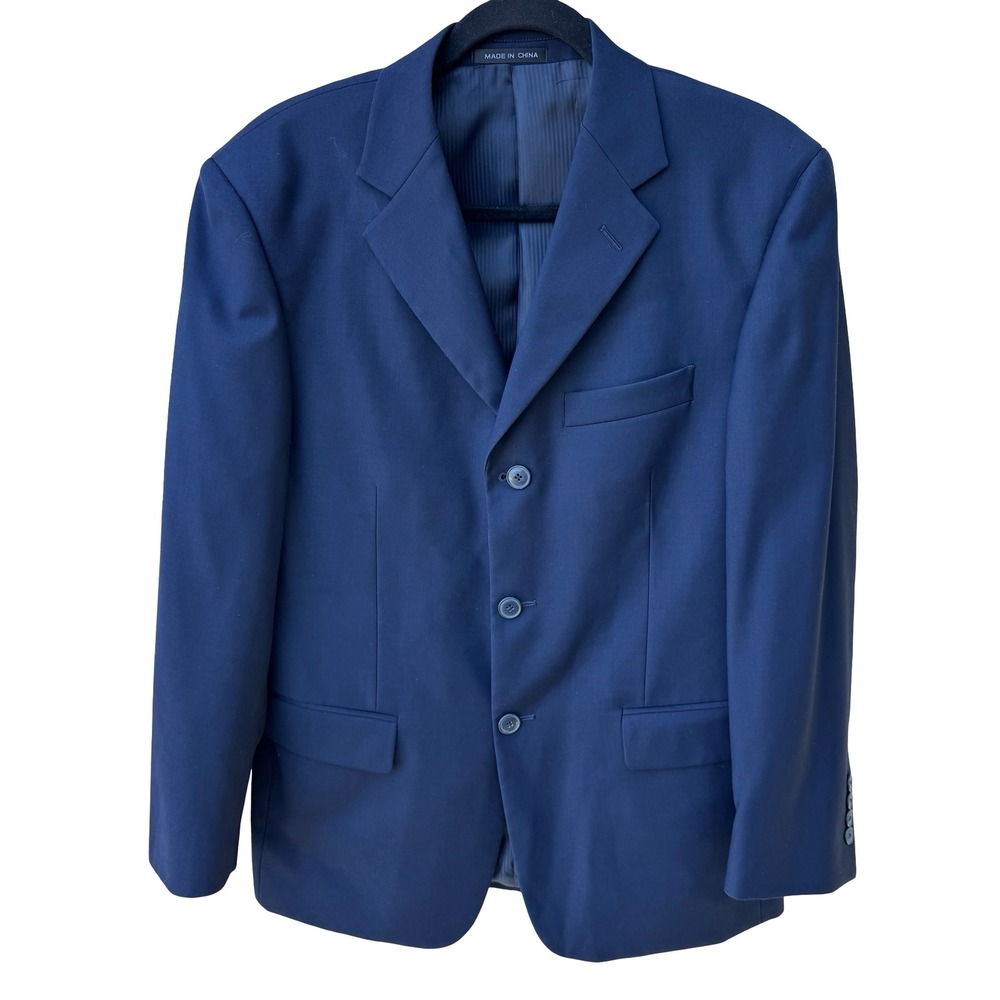 Giorgio Ferraro Tailored Blazer Jacket Italian Design Professional Navy Mens 36S